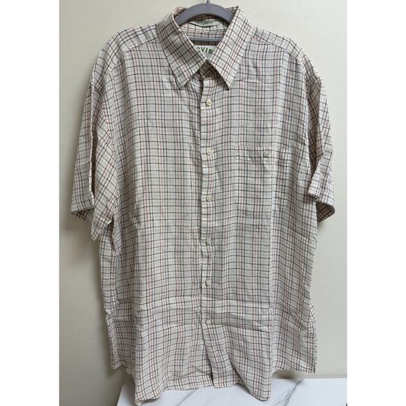Orvis Men’s Short Sleeved Button-Down Shirt Size Large - Picture 1 of 5